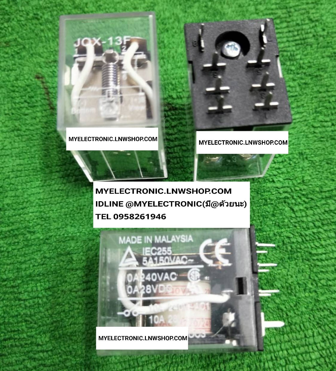 ขาย JQX-13F คอยล์220V 8ขาลงปริ้น RELAY8ขาลงปริ้น รีเลย์8ขาลงปริ้น รีเลย์ RELAY 8ขา ลงปริ้นราคา ตัวละ . . . หน่วย บาท