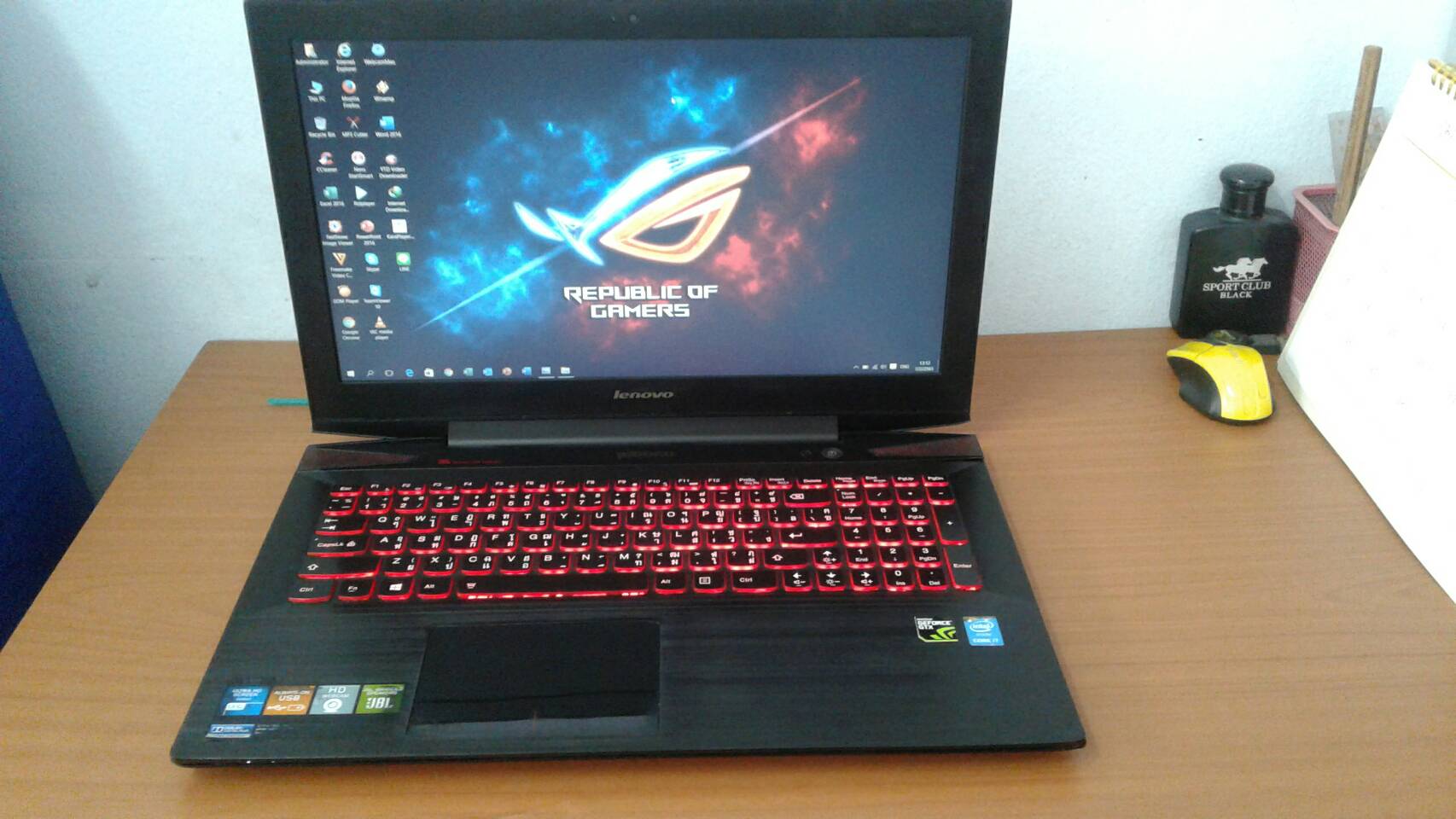 LENOVO Y5070 Core i7 4710HQ Upto 3.50GHz การ์ดจอ GTX 860 เกมส์กราฟฟิกส์ งานตัดต่อ ยูทูปHD งานออนไลน์
