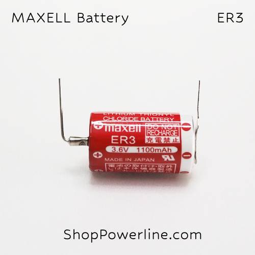 แบตเตอรี่ Battery Maxell/Japan (ER3) 3.6V 1/2AA 1100mAh (Feet)