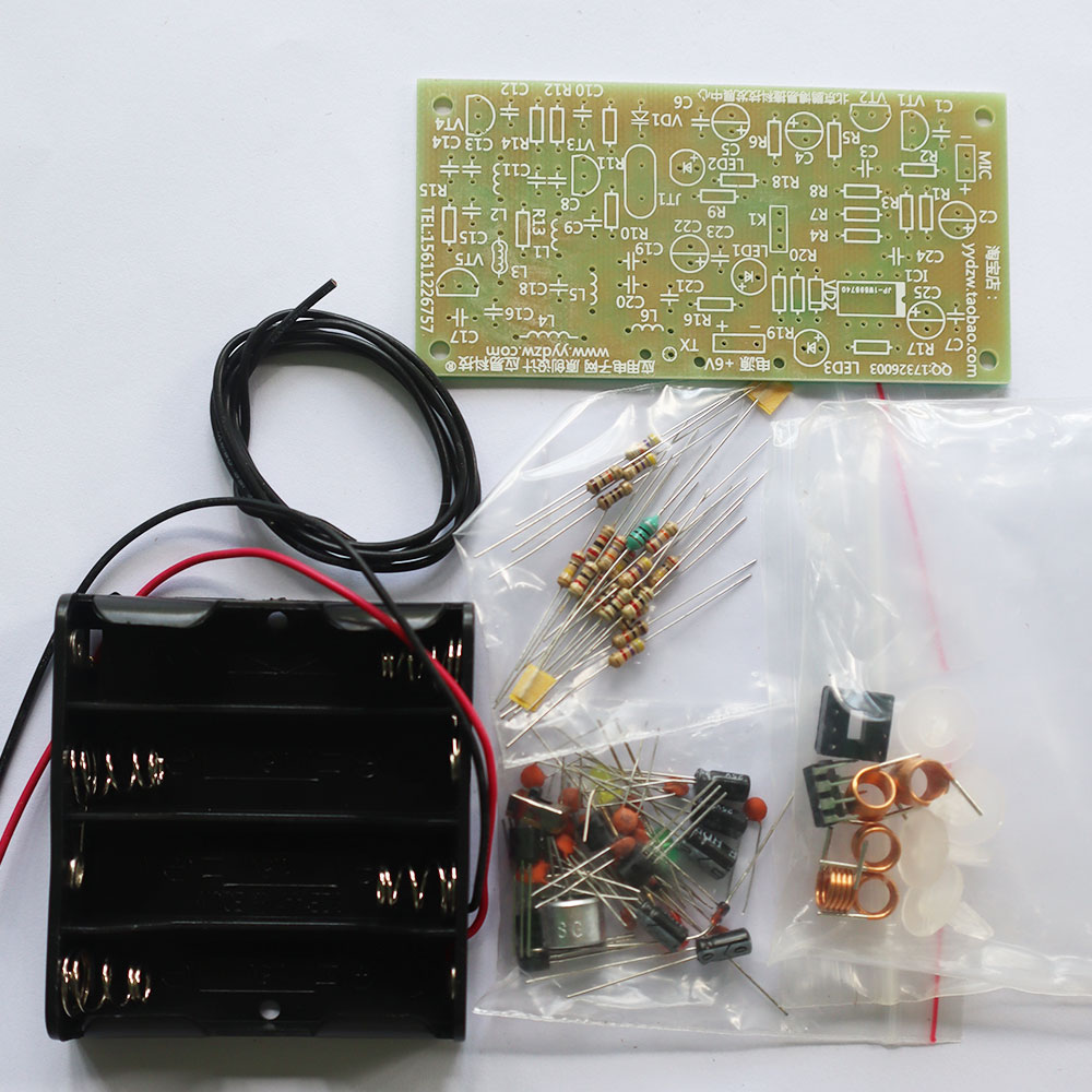 ชุดคิทวิทยุ รับ - ส่ง 1 ช่องความถี่ เพื่อการทดลอง (ยังไม่ได้บัดกรี)