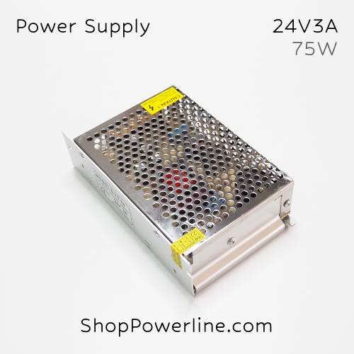 อุปกรณ์จ่ายไฟ Power Supply 24V 3A 75W