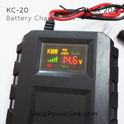 เครื่องชาร์จแบตเตอรี่ Charger 12V (KC-20A) 20A