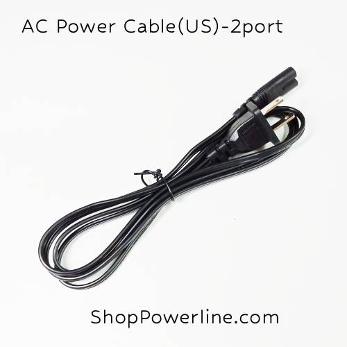 สายไฟ AC Power Cable(US) - 2Port (0.75mm)(1.5m)
