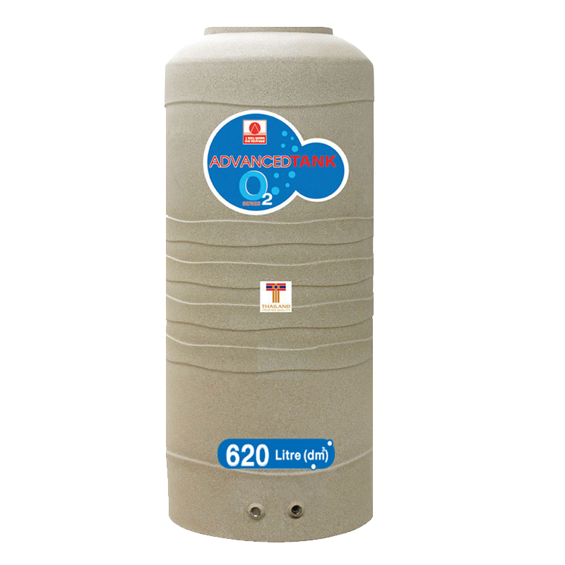 ถังเก็บน้ำบนดิน แอ็ดวานซ์ รุ่นโอทู (O2) ขนาด 620 ลิตร ราคาถูก ส่งฟรี