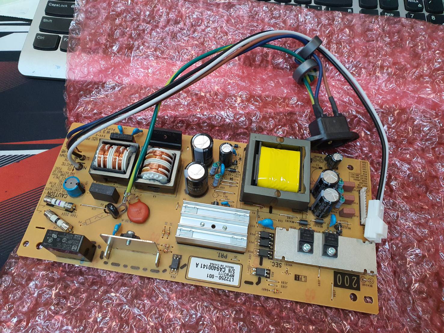"บอร์ดจ่ายไฟใหม่" PS PCB UNIT DCLFB 23 BROTHER MFC-9330CDW ตำแหน่งที่ 6