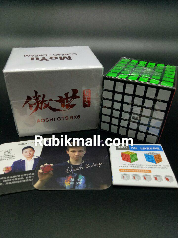 รูบิค6x6 MoYu AoShi 6x6 GTS Rubik คุณภาพดมากมาก ลื่นหัวแตก มาพร้อมคู่มือในกล่อง Rubikmall จำหน่ายของแท้เท่านั้น Rubik.รูบิค.รูบิก.ของเล่นเสริมพัฒนาการ ไอคิว ฝึกสมาธิ