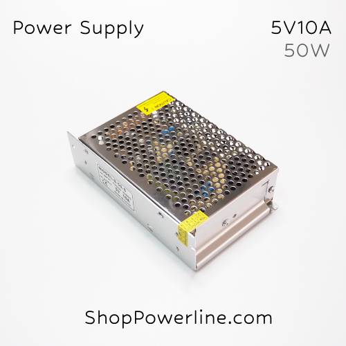 อุปกรณ์จ่ายไฟ Power Supply 5V 10A 50W