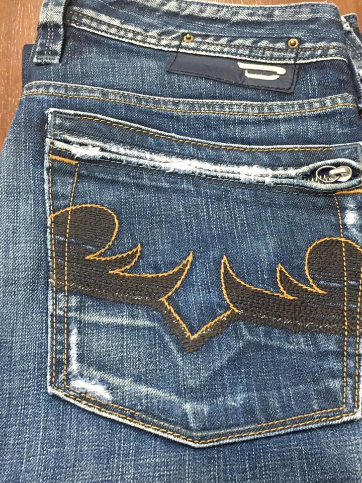 2. Diesel Jeans มือสอง Yarik 87J กระบอกตรง เอว 32 ยาว 32.5