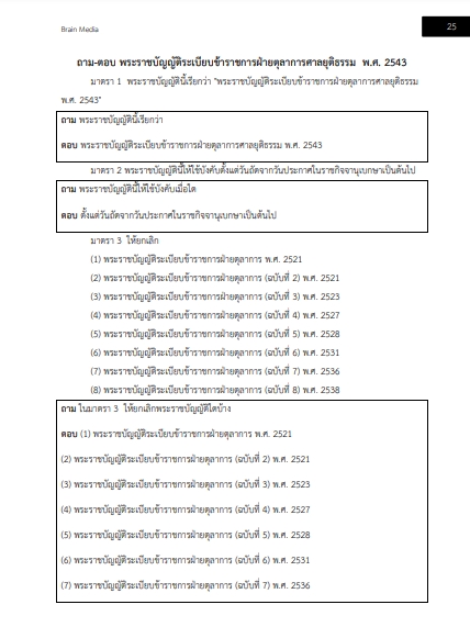 โหลดแนวข้อสอบ นิติกร สำนักงานศาลยุติธรรม