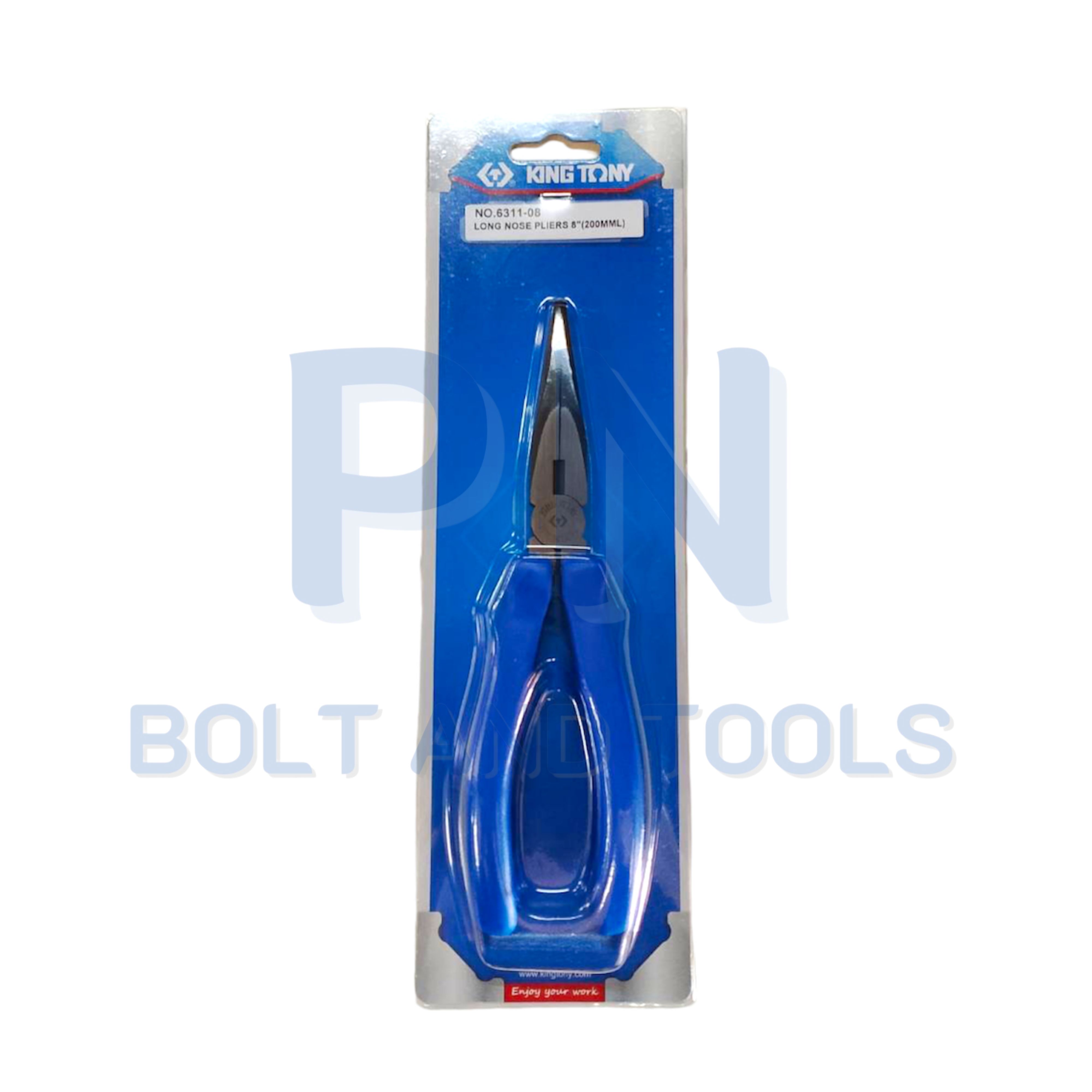 คีมปากแหลม ด้ามหนา KINGTONY Long Nose Pliers