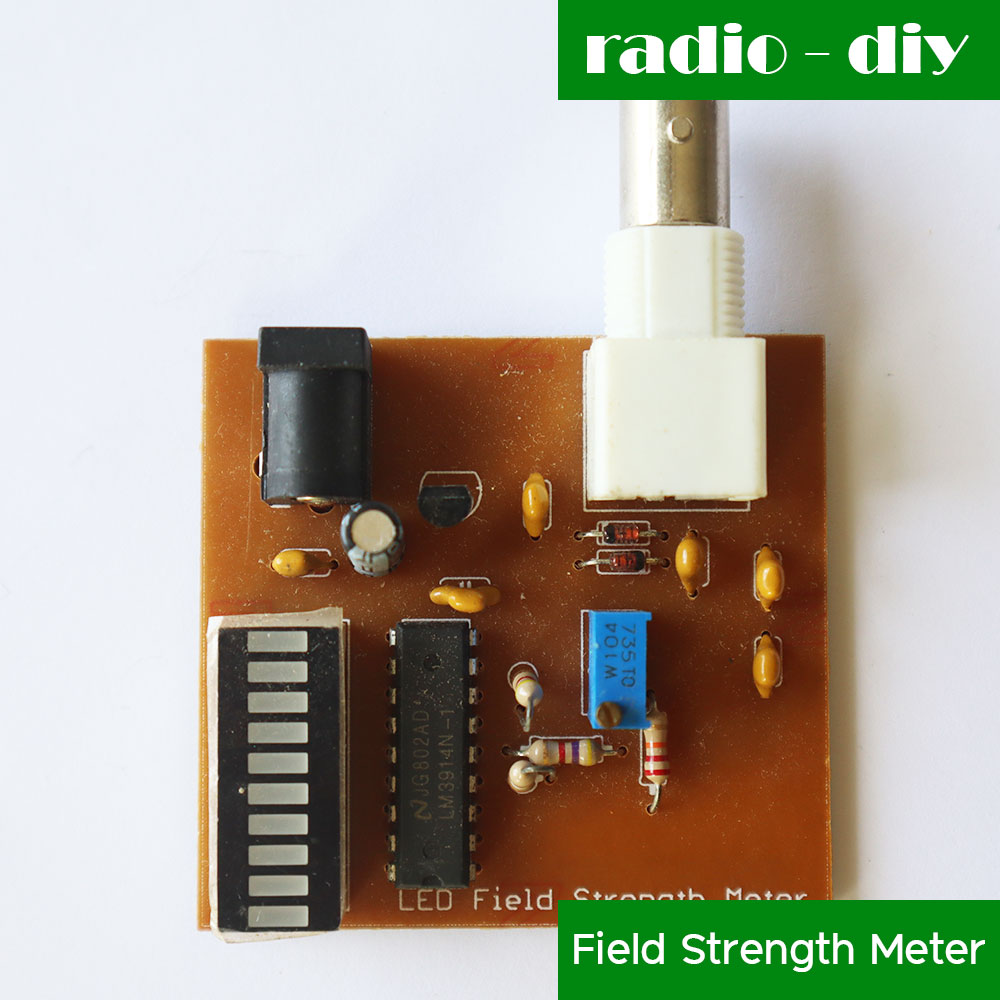 LED Field Strength Meter 1-500 MHz เครื่องมือวัดความเข้มสนามแม่เหล็กไฟฟ้า