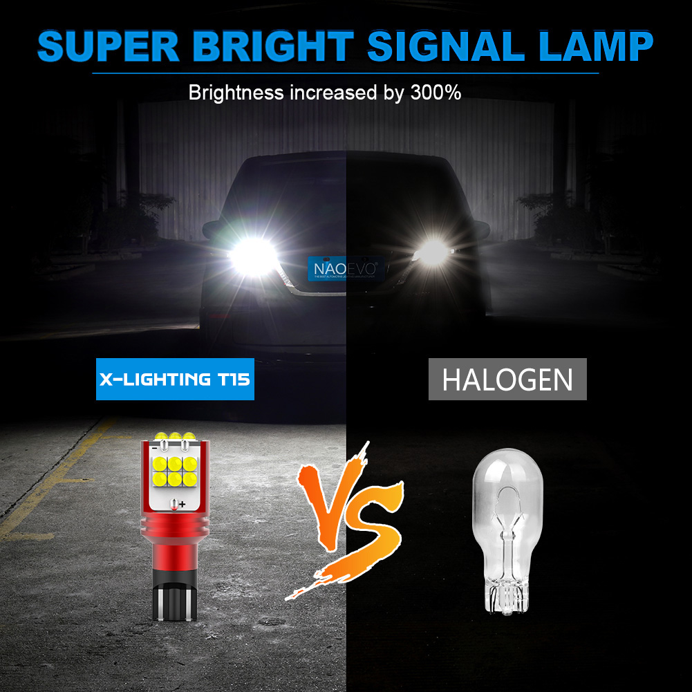 T15 LED ไฟถอย 1800LM X-LIGHTING รุ่น NL30 ชิป 3030MAX 15SMD สว่างกว่าเดิม 350%