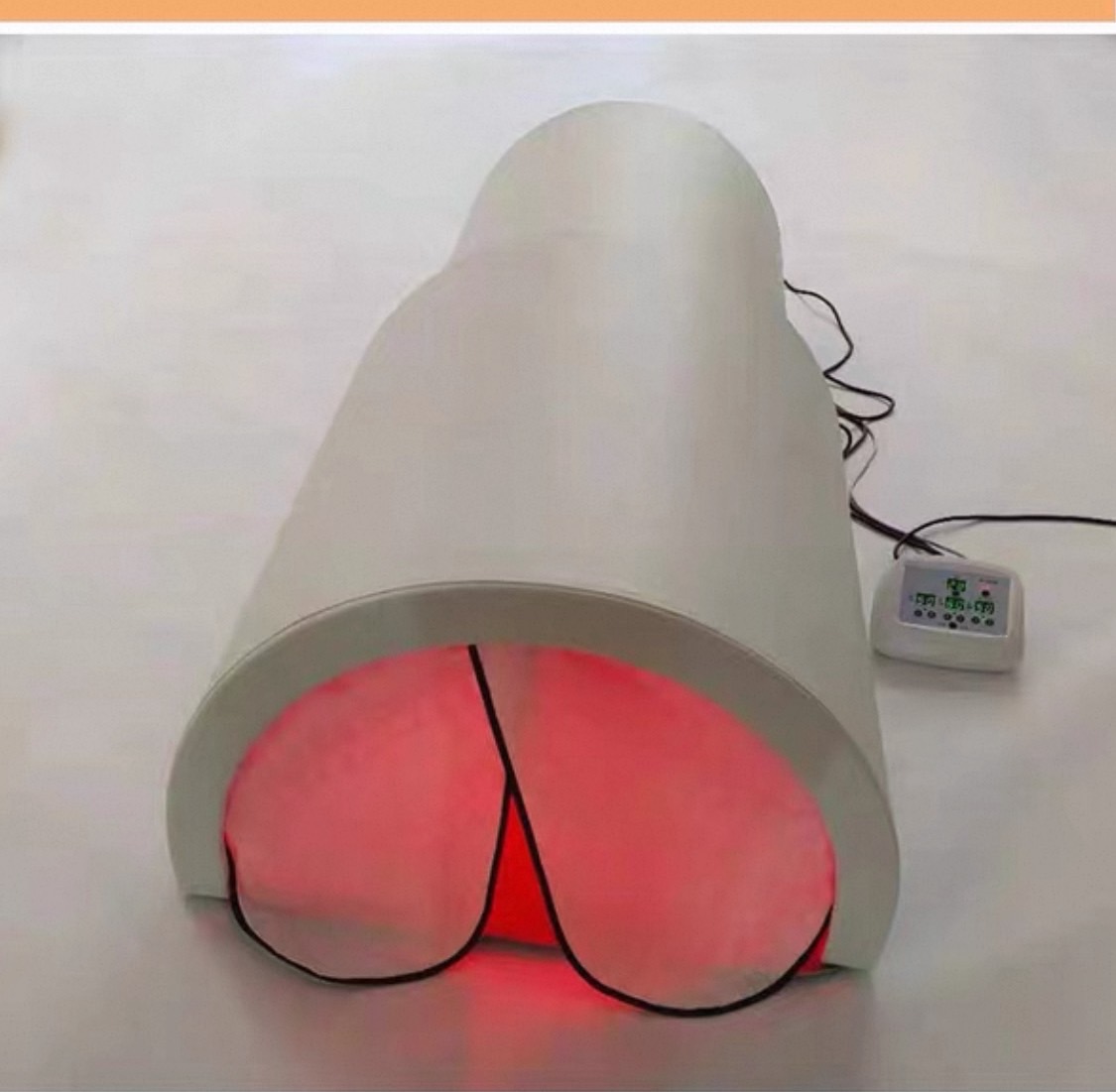 ตู้อบตัวโดมอินฟาเรด พร้อมแสงสีแดง และแผ่นร้อนด้านล่าง โดมอินฟาเรทซาวน่า อบด้วยเครื่องอินฟาเรท