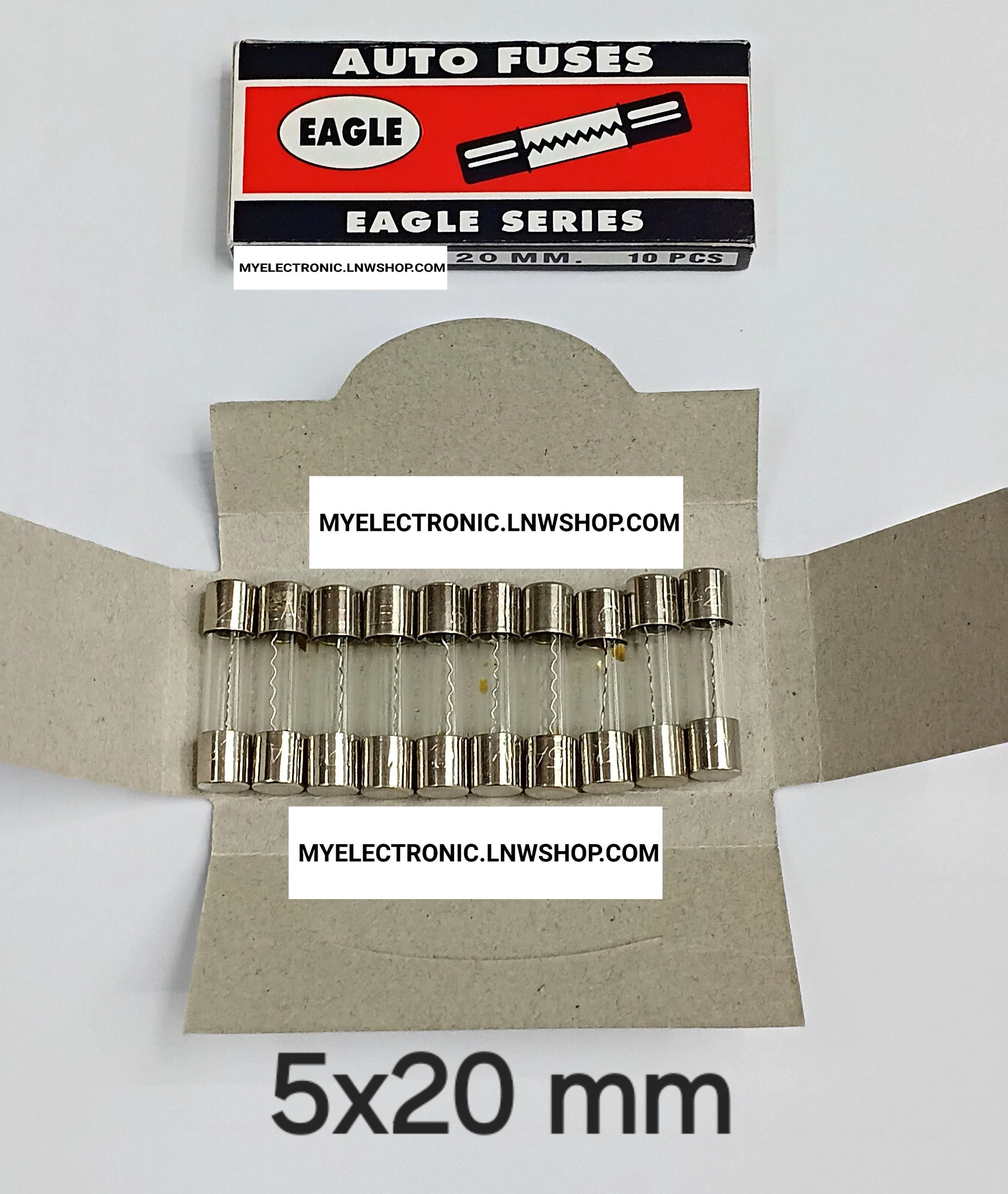 ขาย , ฟิวส์ , 0.5A , 250V , 500mA , แก้ว , สั้น , 5×20มม. , กล่องมี10ตัว , 0.5AMP , ห้าร้อยมิลลิแอมป์ , 5×20MM. , ยี่ห้อ , EAGLE , อีเกิ้ล , ของแท้ , FUSE , ราคา , ตัวละ , . . . หน่วย , บาท