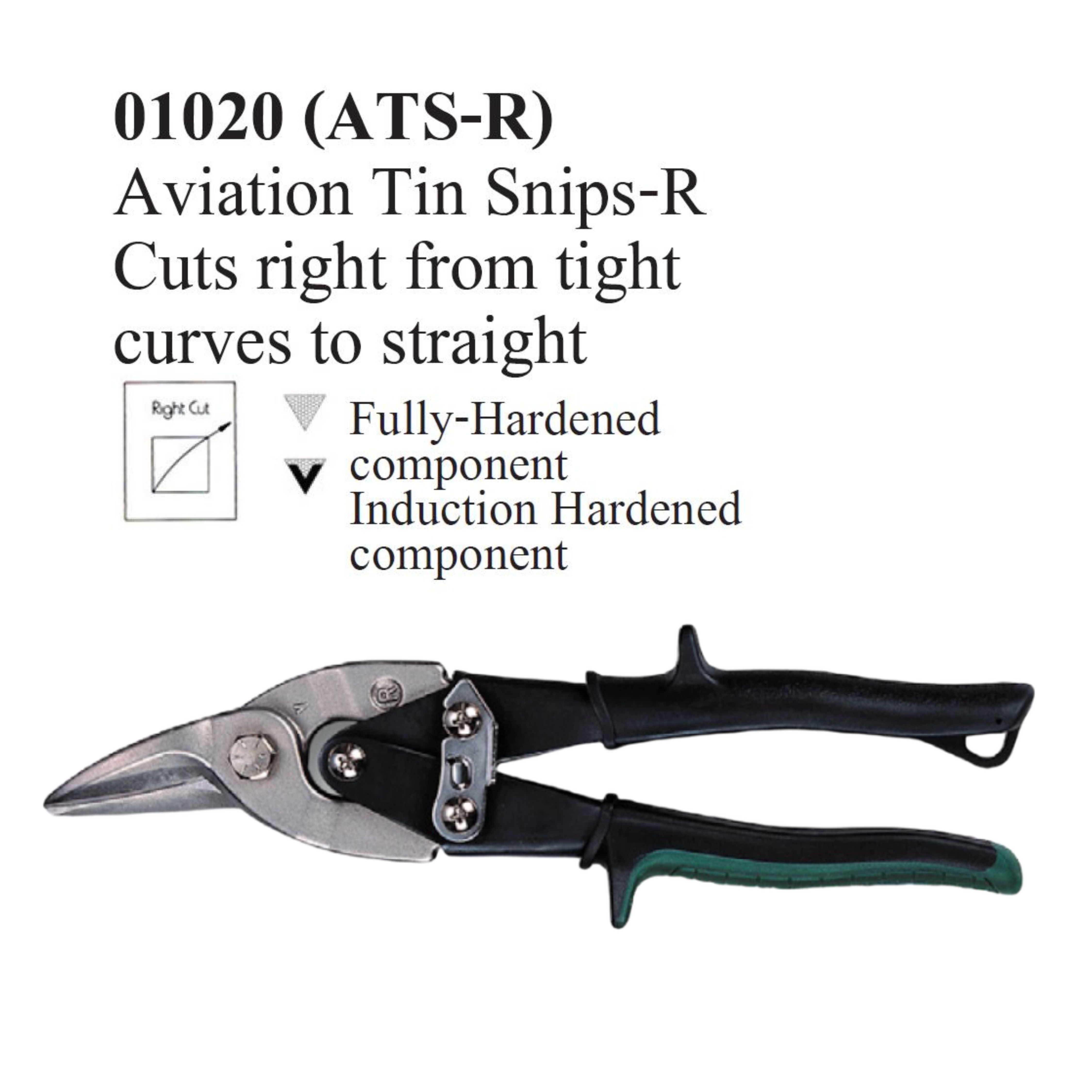 กรรไกรตัดสังกะสี กรรไกรตัดแผ่นเหล็ก ALLPRO Made in Taiwan