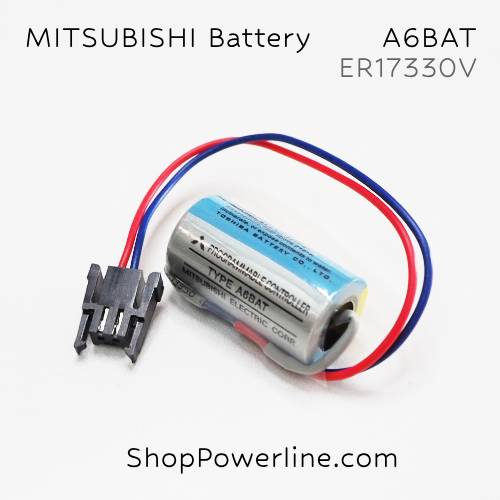 แบตเตอรี่ Battery Mitsubishi (ER17330V, A6BAT) 3.6V (Black Plug)