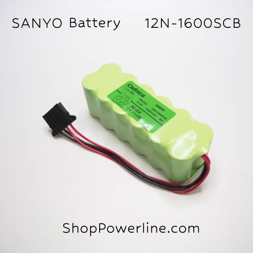 แบตเตอรี่ Battery SANYO (12N-1600SCB) 14.4V (Black Plug)