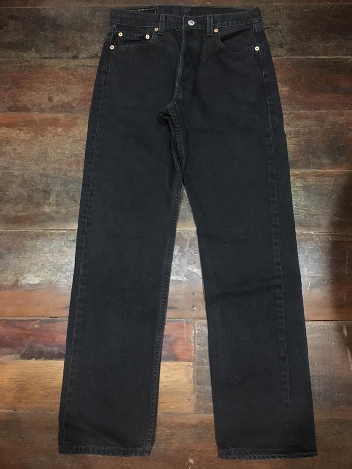 Levi's 501 0660 Super Black Made in Mexico ปี 2002 เอว 29 ยาว 31