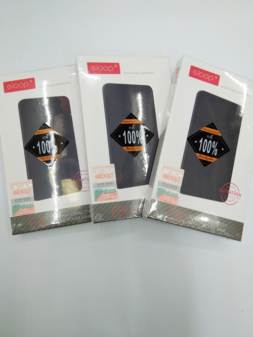 พาวเวอร์แบงค์ แบตสำรองEloop E30 5000mAh ของแท้100% ราคาถูก มีประกัน