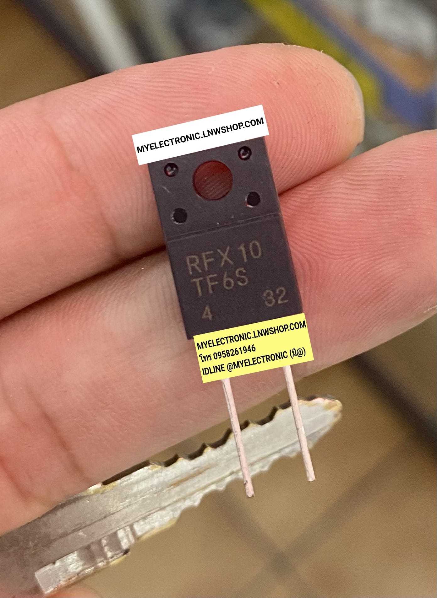 ขาย RFX10 TF6S ตัวถัง TO-220F ราคาตัวละ บาท