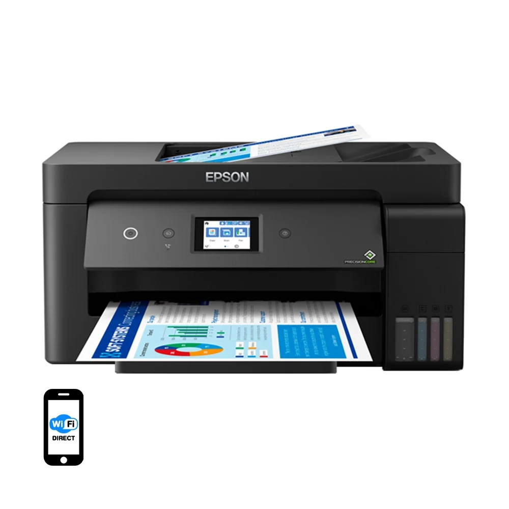 เครื่องปริ้นเตอร์มัลติฟังก์ชั่น เครื่องพิมพ์ EPSON L14150 + INK TANK