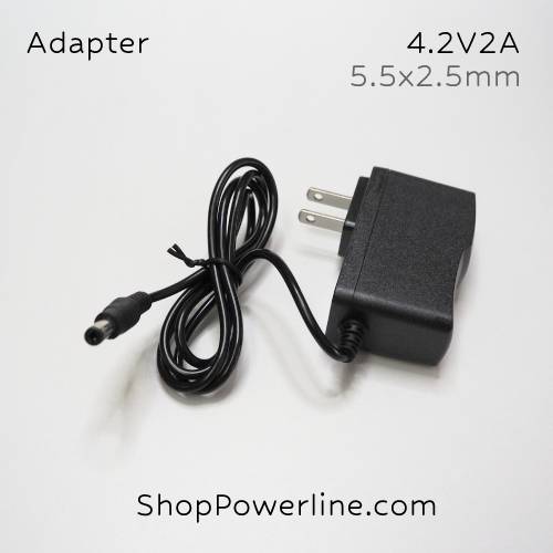 อะแดปเตอร์ Adapter Charger 4.2V 2A (5.5x2.5,2.1mm)