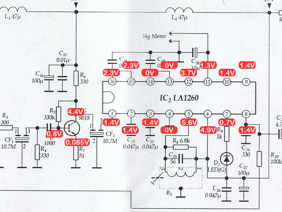 ชุดคิทเครื่องรับวิทยุ FM แบบใช้ไอซีรุ่น ICR1260F (ยังไม่ได้ประกอบ)