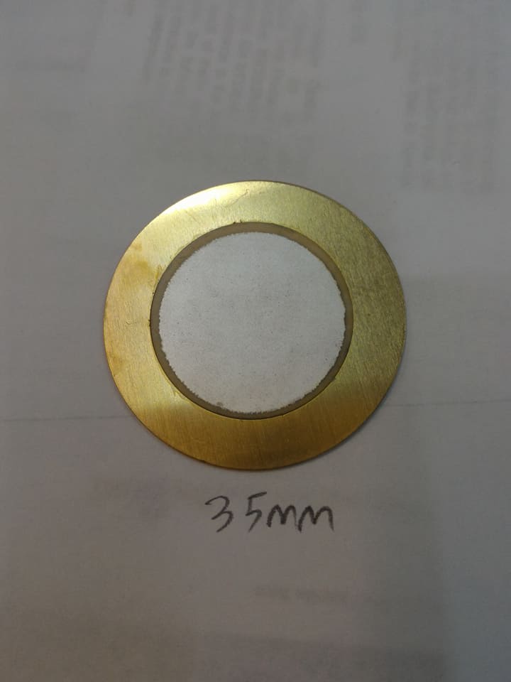 ขาย เปียโซ่อิเล็กทรอนิกส์ 35MM เพียโซอิเล็กทริก piezoelectric 35มม. เปียโซ่ อิเล็กทรอนิกส์ ราคา แผ่นล่ะ าตัวล่ะ . . . หน่วย บาท