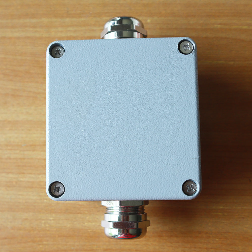 กล่องเทอร์มินอล Terminal อลูมิเนียมกันน้ำ ขนาด 80 X 75 X 60 มม. เข้า 1 ออก 1