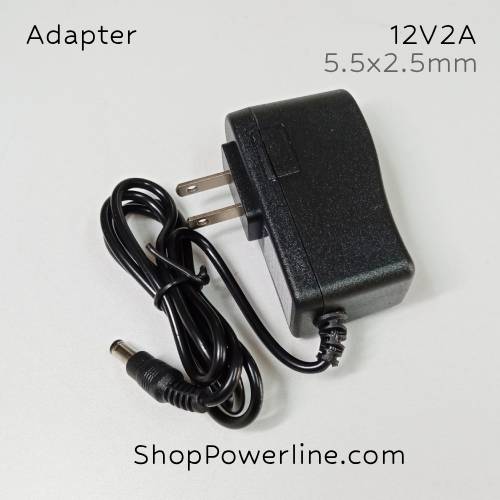 อะแดปเตอร์ Adapter 12V 2A (5.5x2.5,2.1mm)