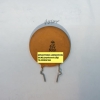 C0.1UF500Vคาปาซิเตอร์เซรามิค104 500Vขนาดเส้นผ่านศูนย์กลางอ้วน25มม.ตัวสีน้ำตาลC.1Z Z5V 500V
