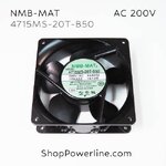 พัดลม Fan NMB-MAT (4715MS-20T-B50) AC200V 120x120x38mm 15/13W (2pin)