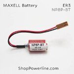 แบตเตอรี่ Battery Maxell (ER3, NP8P-BT) 3.6V (Brown Long Plug)