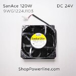 พัดลม Fan SanAce120W (9WG1224J103) DC24V 120x120x38mm 1.0A (2wire White Plug)