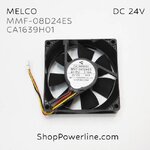 พัดลม Fan MELCO (MMF-08D24ES RP1, CA1639H01) DC24V 80x80x25mm 0.13A (3wire White C3 Plug)
