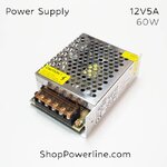 อุปกรณ์จ่ายไฟ Power Supply 12V 5A 60W