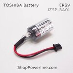 แบตเตอรี่ Battery TOSHIBA (ER3V, JZSP-BA01) 3.6V (Black Plug)