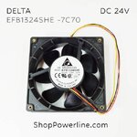 พัดลม Fan DELTA (EFB1324SHE -7C70) DC24V 127x127x38mm 1.38A (3wire White B2 Plug)