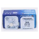 แบตเตอรี่ Battery Renata (SR621SW 364) 1.55V (Pack10)