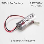 แบตเตอรี่ Battery TOSHIBA (ER17500V, HW1483880-A, YRC1000) 3.6V (White Plug)
