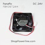 พัดลม Fan Panaflo (FBK06T24H) DC24V 60x60x15mm 0.11A (3wire White B2 Plug)