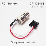 แบตเตอรี่ Battery FDK (CR14250SE, AB 1747-BA, AB 1769-BA) 3V (Black Plug)