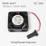 พัดลม Fan NMB-MAT (1606KL-05W-B49) DC24V 40x40x15mm 0.07A (3wire Fanuc Plug)