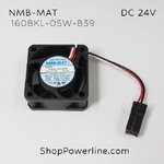 พัดลม Fan NMB-MAT (1608KL-05W-B39, A90L-0001-0510) DC24V 40x40x20mm 0.07A (3wire Fanuc Plug)
