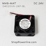 พัดลม Fan NMB-MAT (04020VA-24P-BL) DC24V 40x40x20mm 0.13A (3wire White Plug)