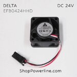 พัดลม Fan DELTA (EFB0424HHD) DC24V 40x40x20mm 0.12A (3wire Fanuc Plug)