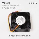 พัดลม Fan MELCO (MMF-06H24SS CX1, CA2254H01) DC24V 60x60x25mm 0.09A (3wire White C3 Plug)