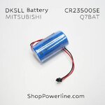 แบตเตอรี่ Battery DKSLL (CR23500SE, Q7BAT) 3V (Black Plug)