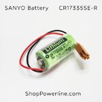 แบตเตอรี่ Battery SANYO (CR17335SE-R, A98L-0031-0006) 3V (Brown Plug)