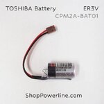 แบตเตอรี่ Battery TOSHIBA/Japan (ER3V, CPM2A-BAT01) 3.6V (Brown Short Plug)